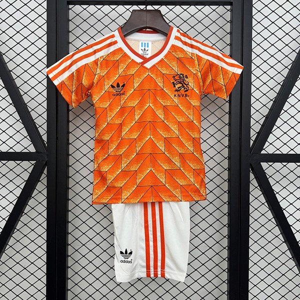 Camiseta Países Bajos 1ª Niño Retro 1988